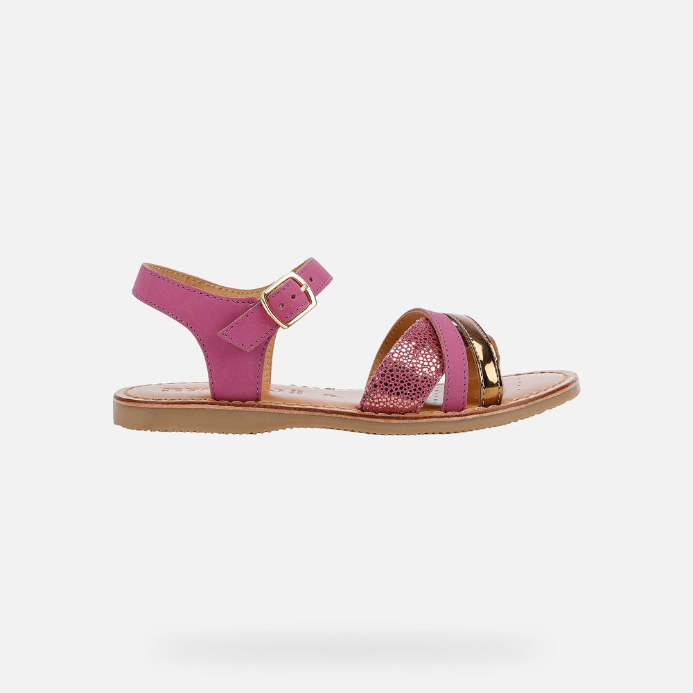 Sandalias Geox Menina Rosa - Eolie - IBWRK8624